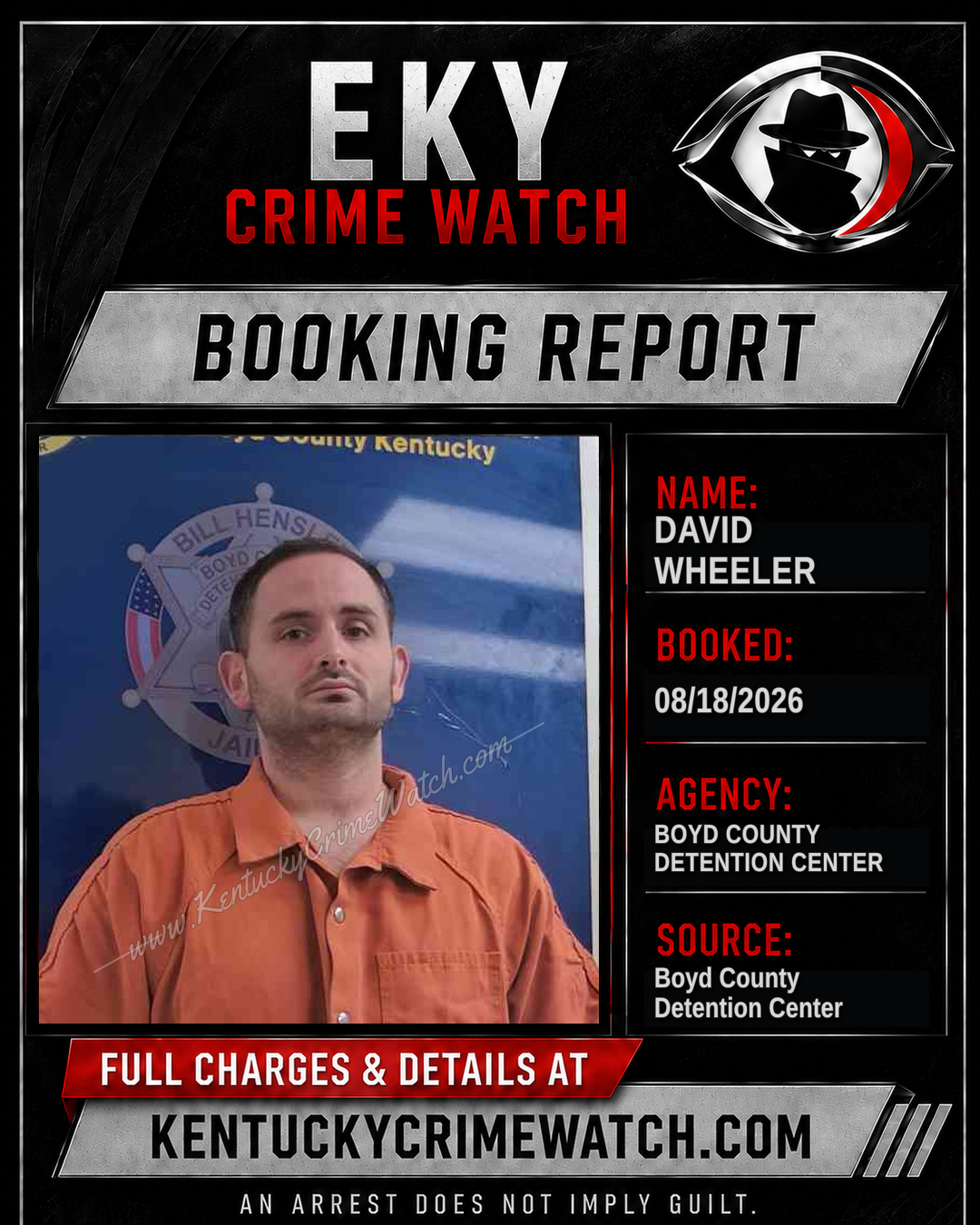 DAVID WHEELER booking image