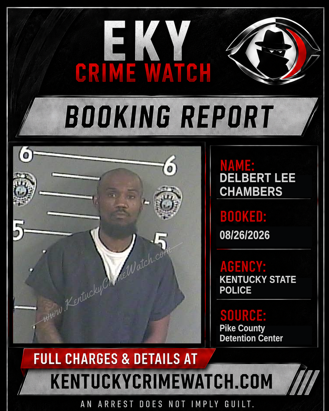 DELBERT LEE CHAMBERS booking image