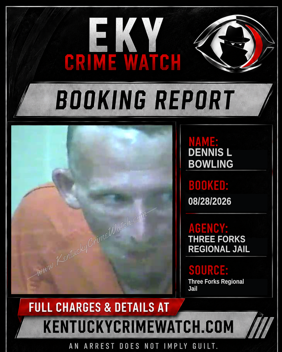 Dennis L Bowling booking image