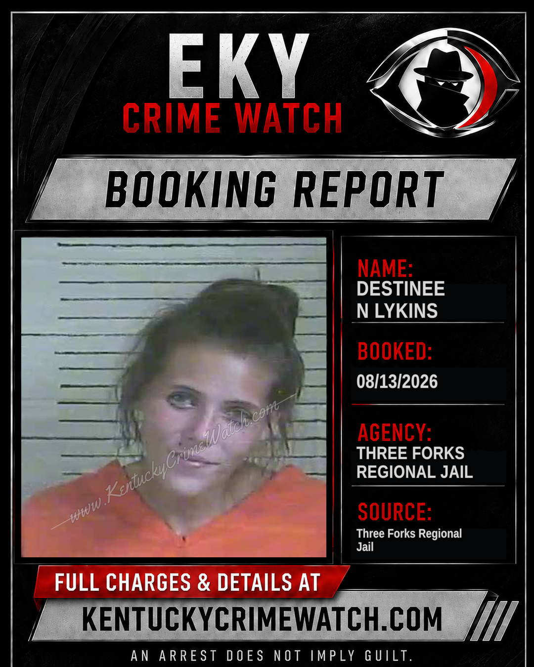 Destinee N Lykins booking image