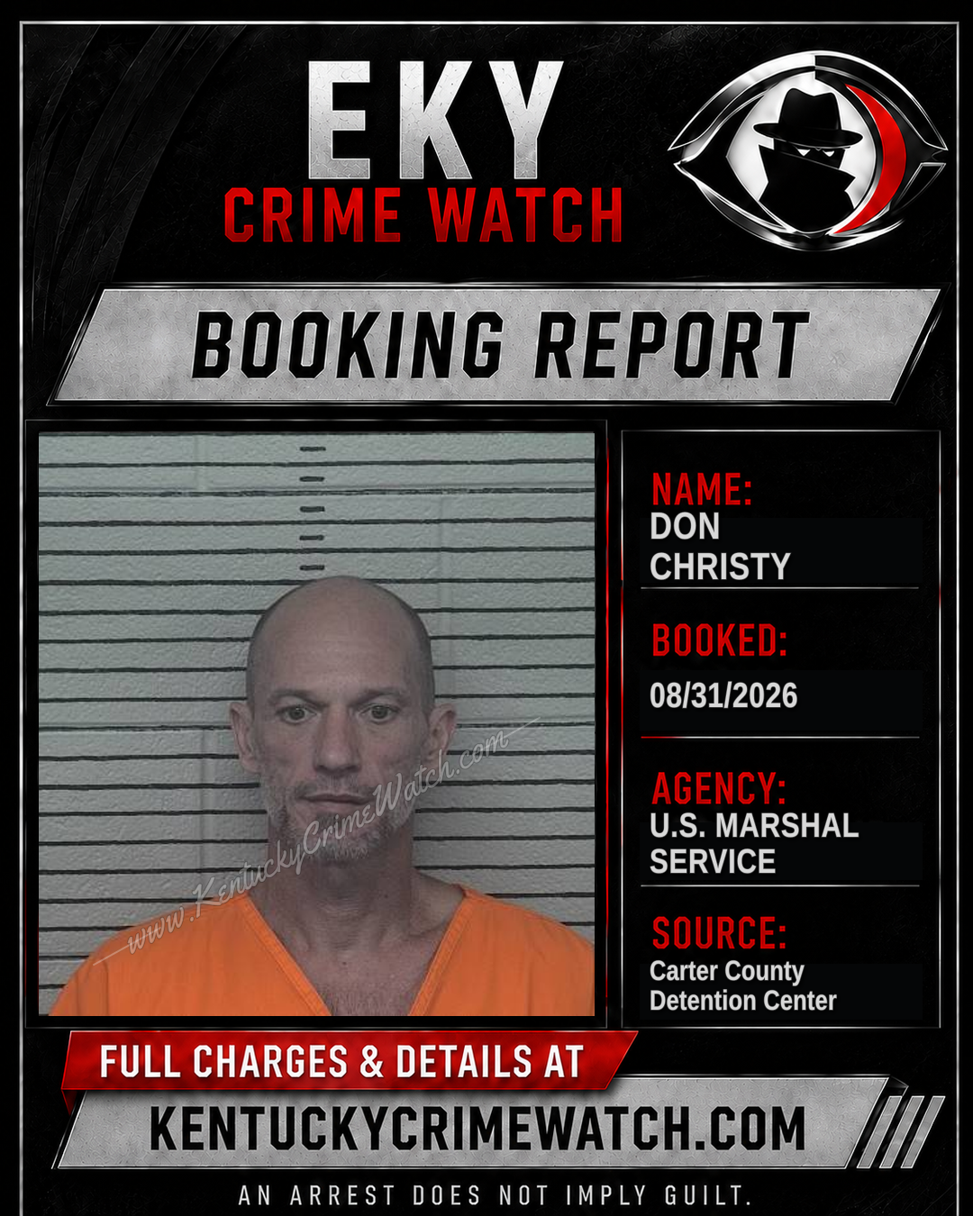DON CHRISTY booking image