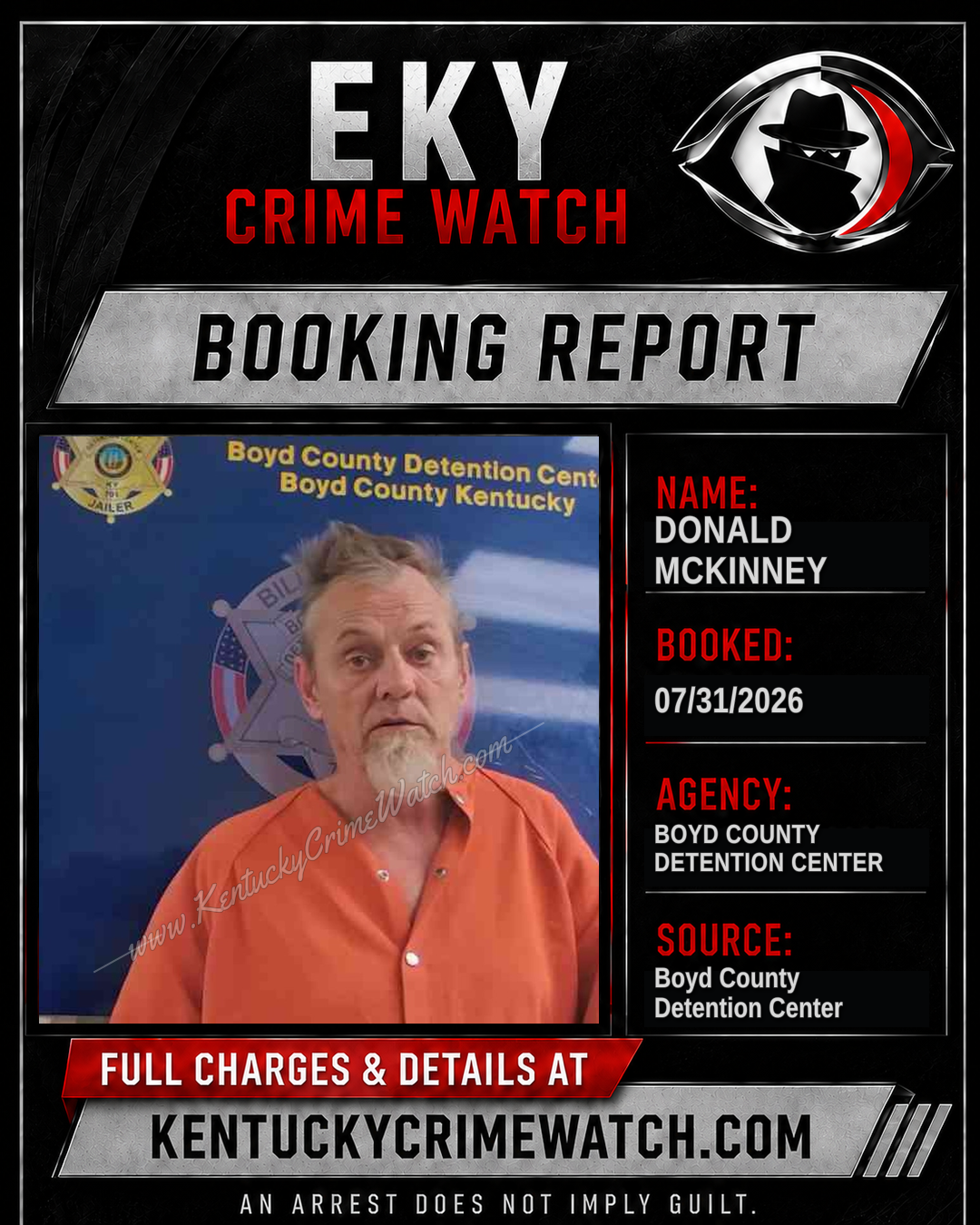 DONALD MCKINNEY booking image