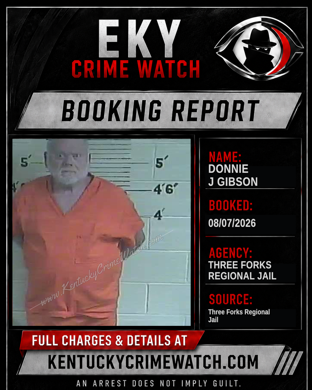 Donnie J Gibson booking image