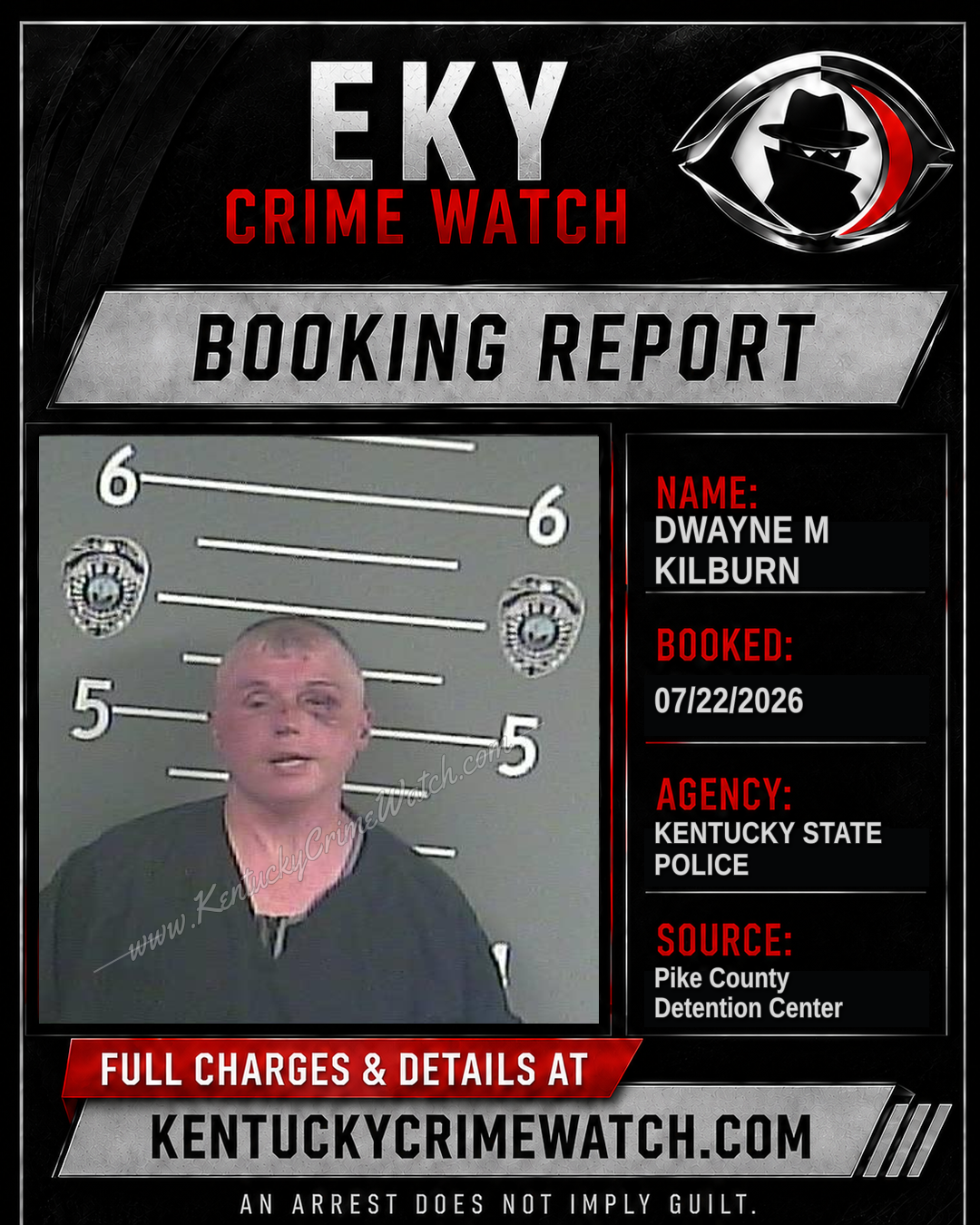 DWAYNE M KILBURN booking image