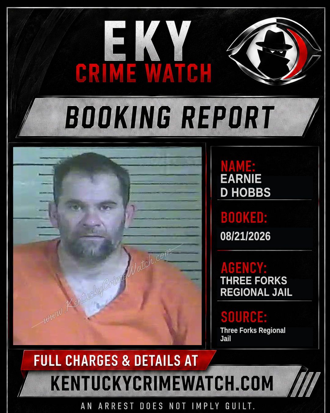 Earnie D Hobbs booking image