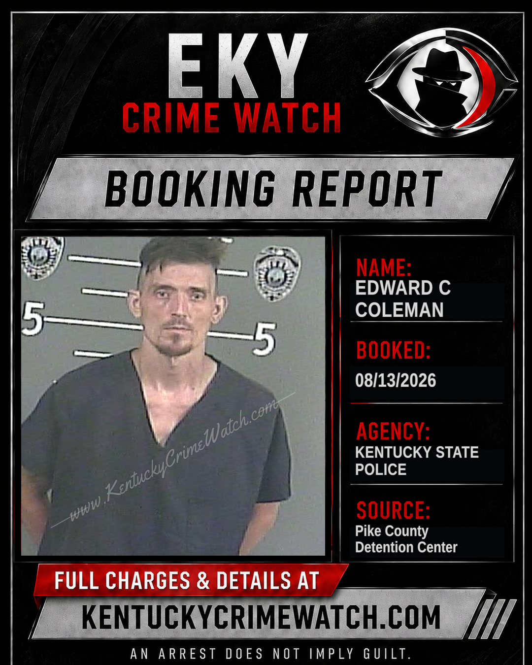 EDWARD C COLEMAN booking image