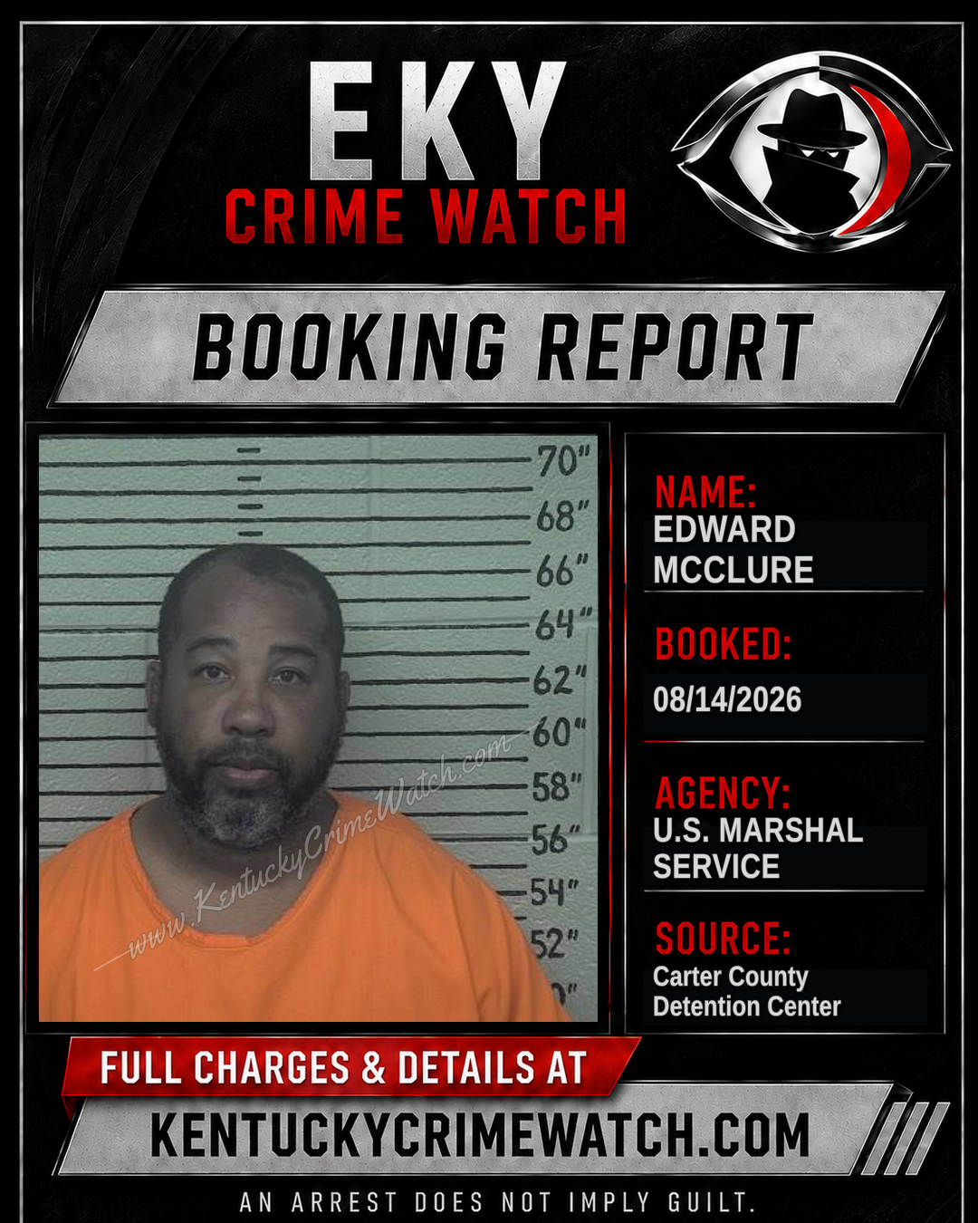 EDWARD MCCLURE booking image