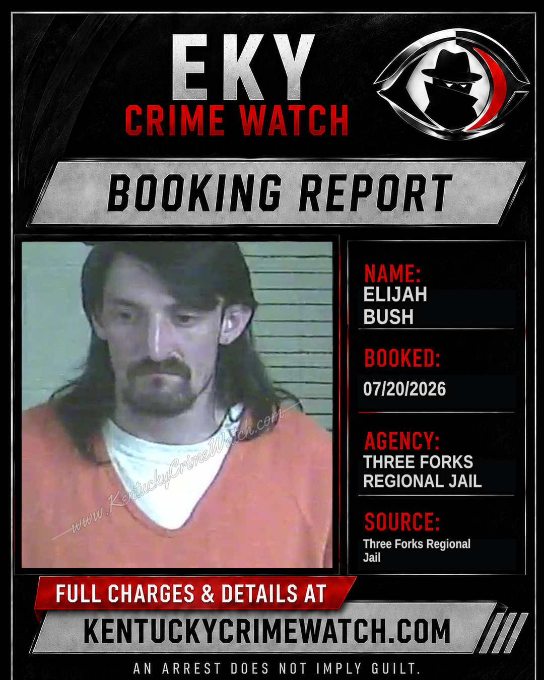 Elijah Bush booking image