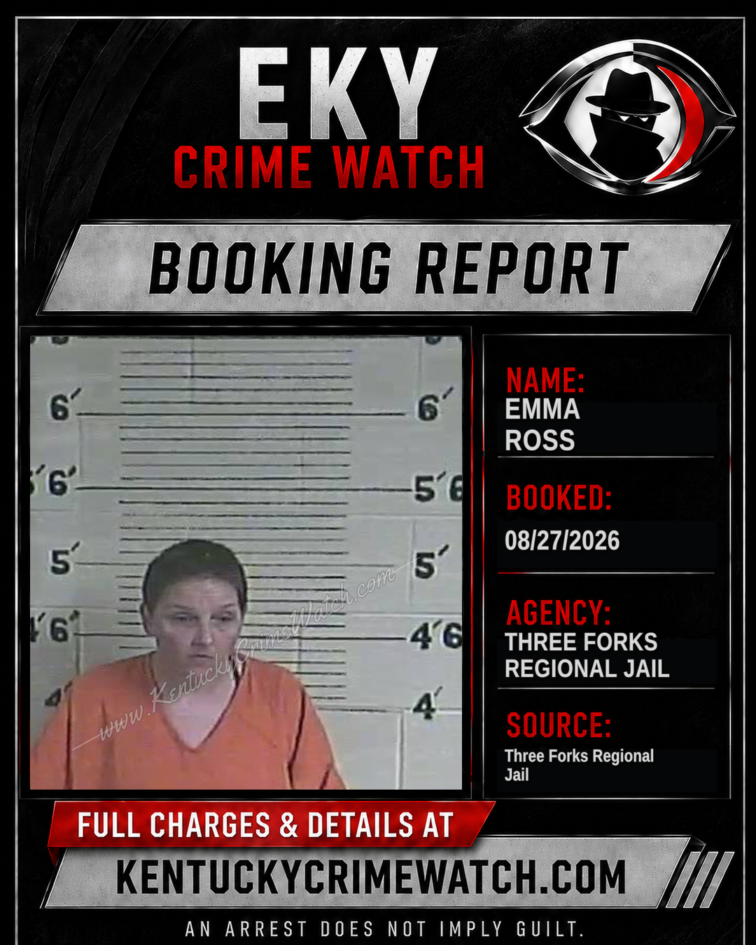 Emma Ross booking image