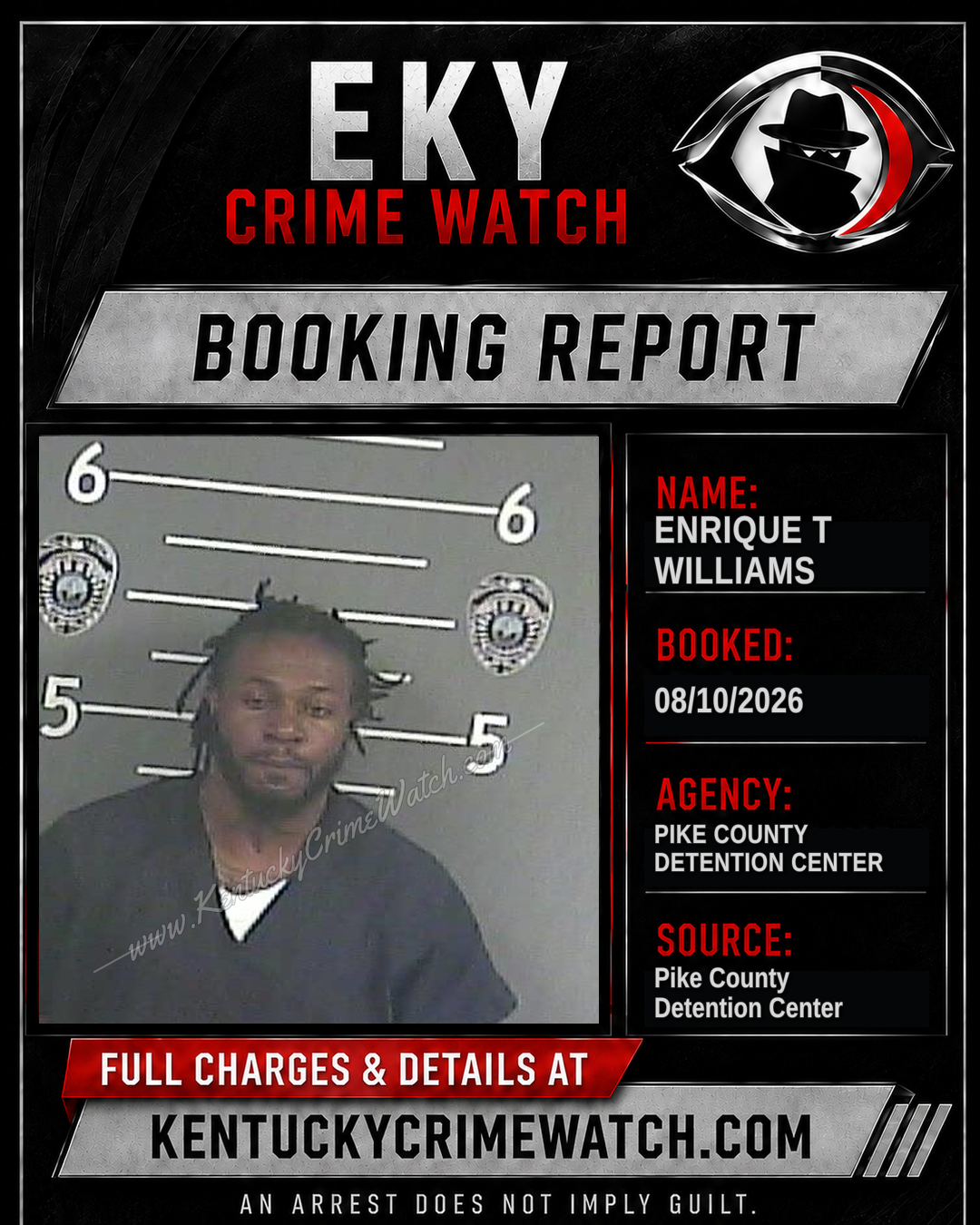 ENRIQUE T WILLIAMS booking image