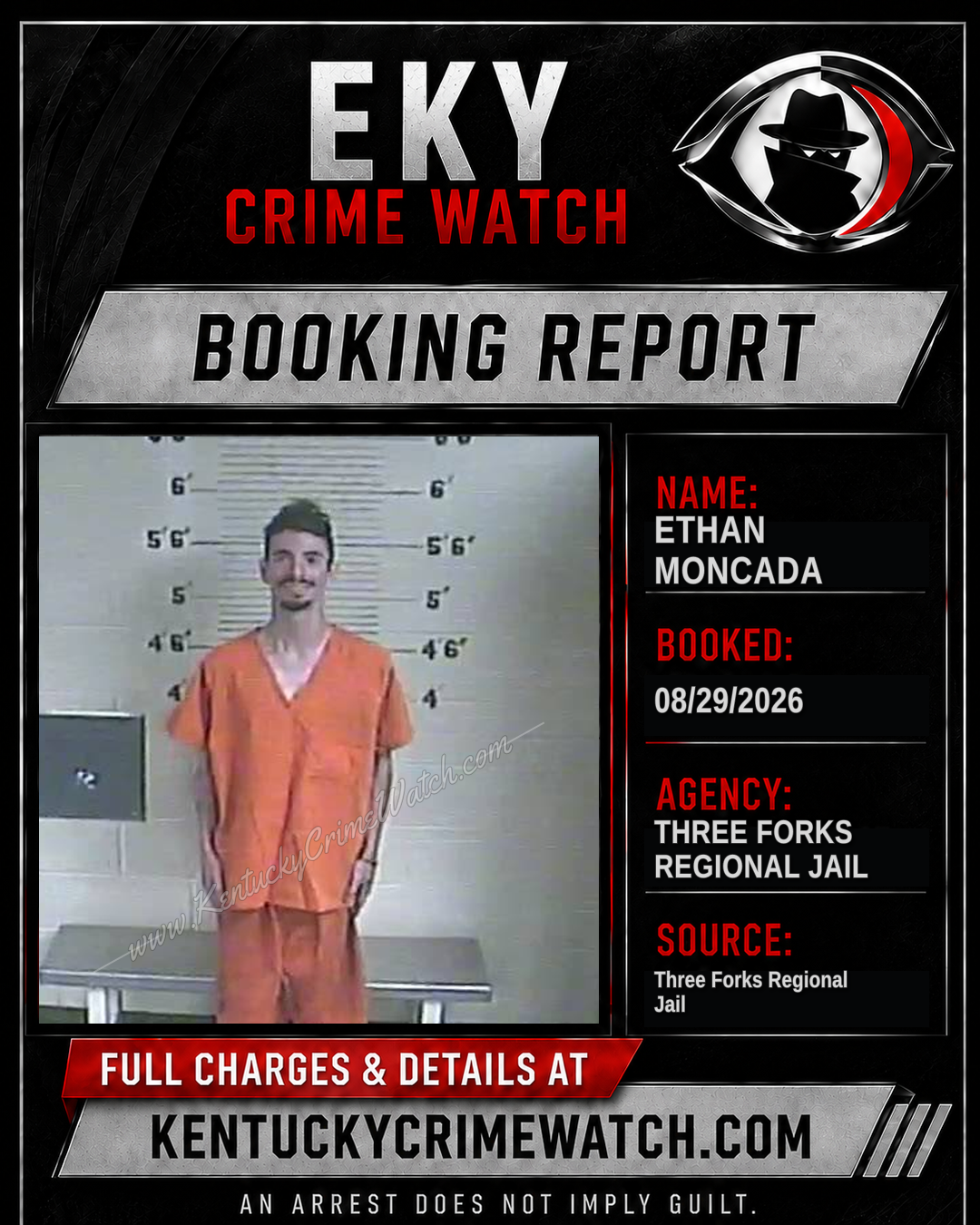Ethan Moncada booking image