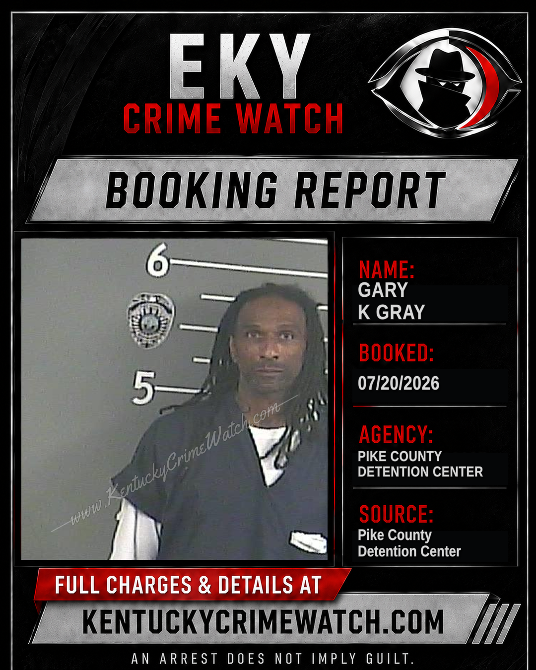 GARY K GRAY booking image