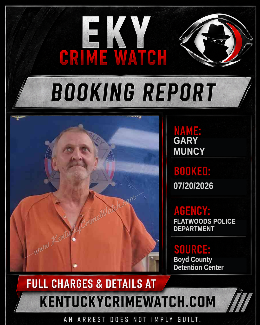 GARY MUNCY booking image