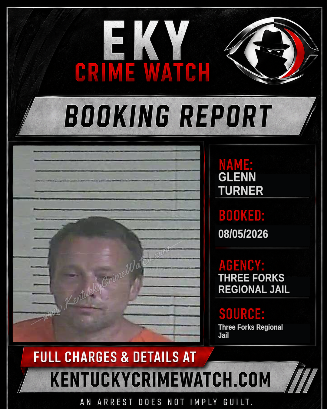 Glenn Turner booking image