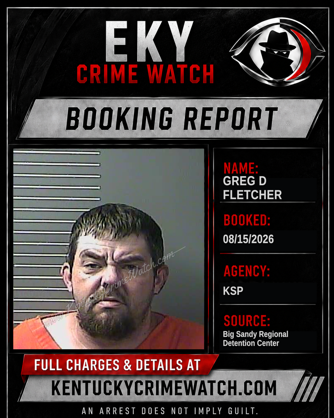 GREG D FLETCHER booking image
