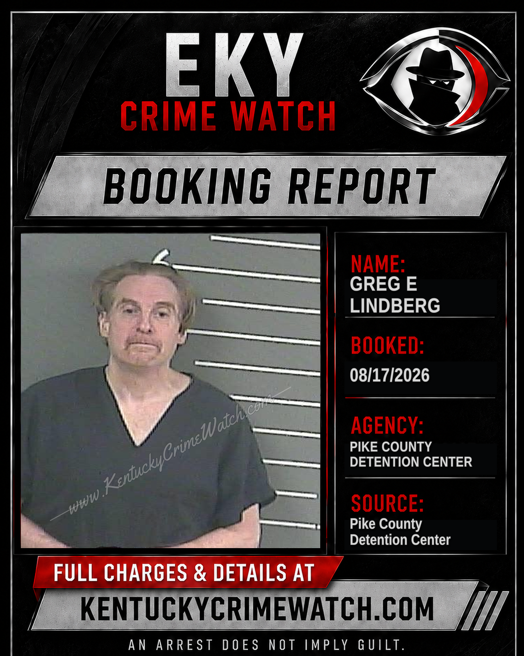 GREG E LINDBERG booking image