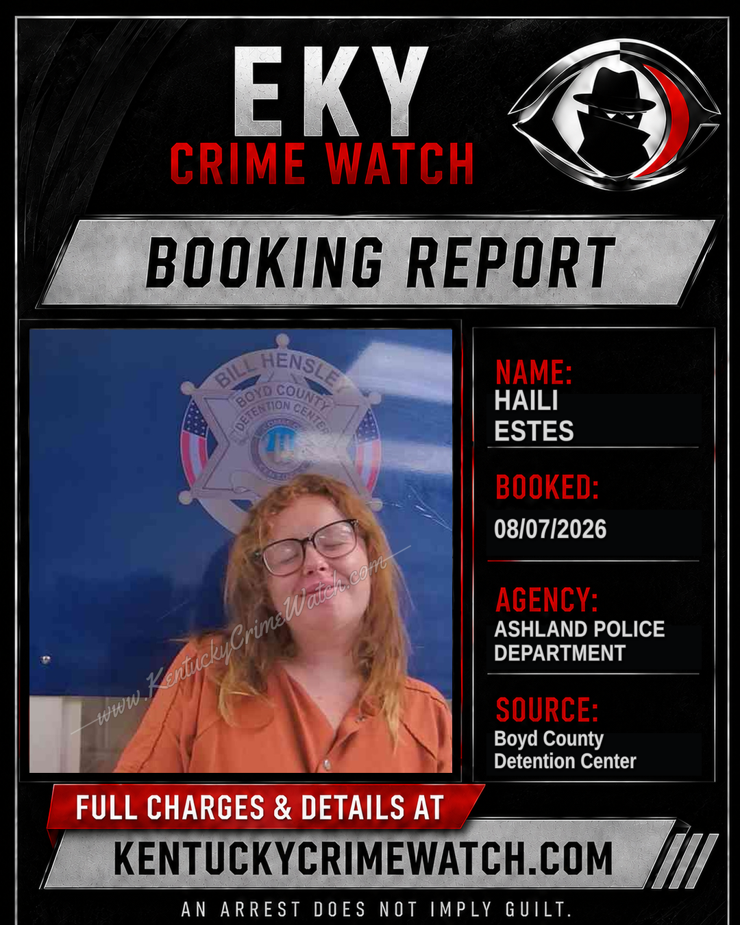 HAILI ESTES booking image