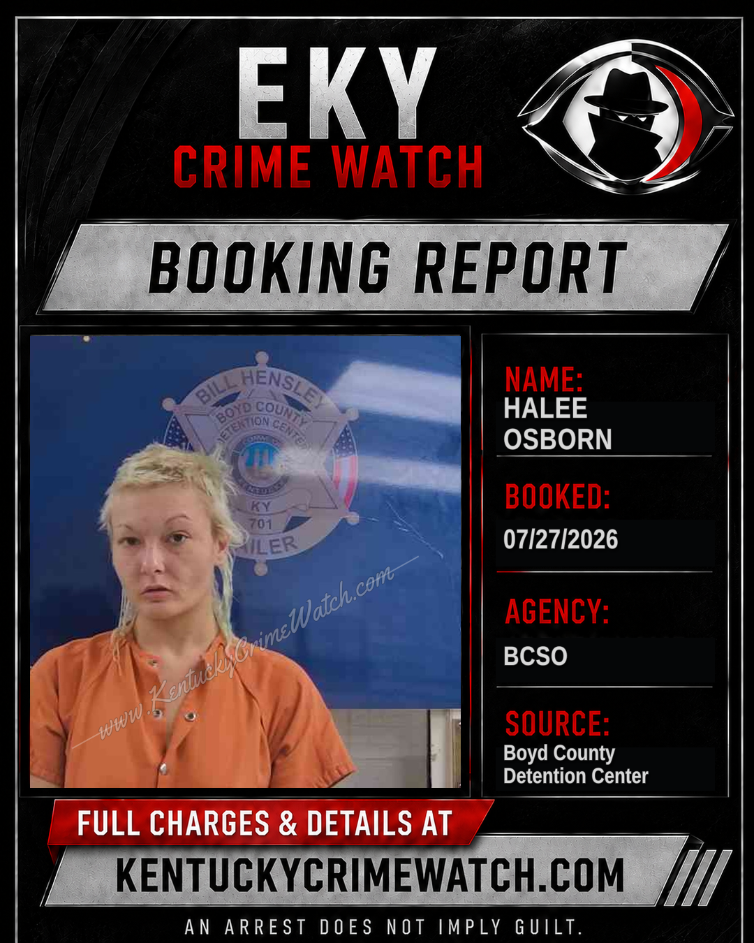 HALEE OSBORN booking image