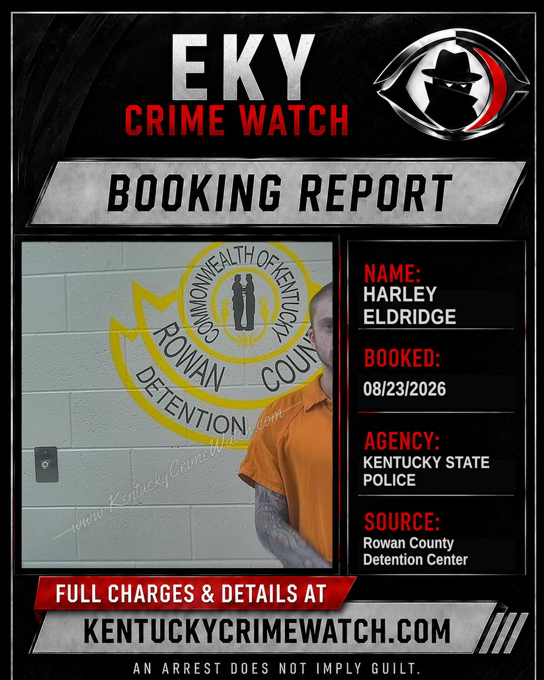 HARLEY ELDRIDGE booking image