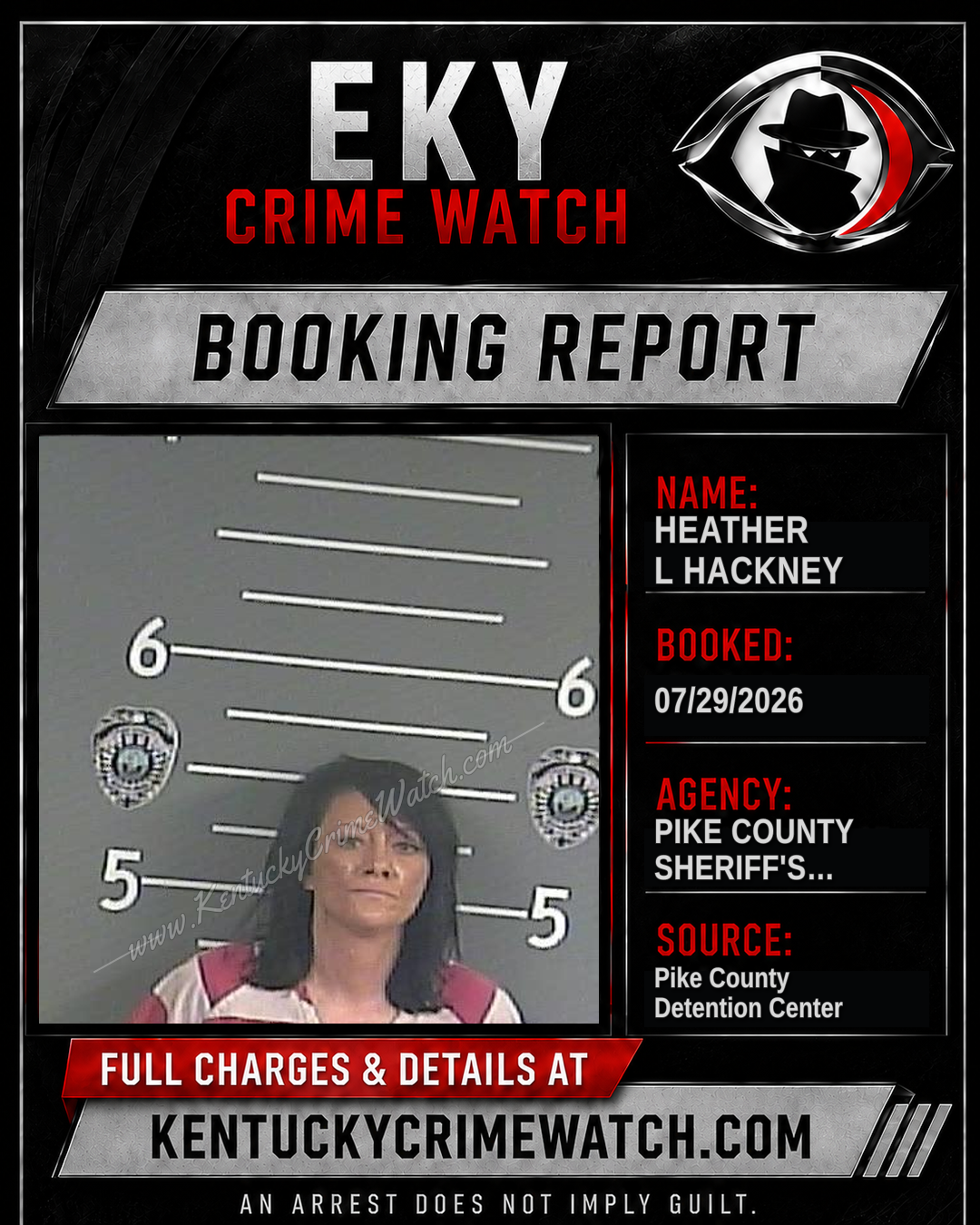 HEATHER L HACKNEY booking image