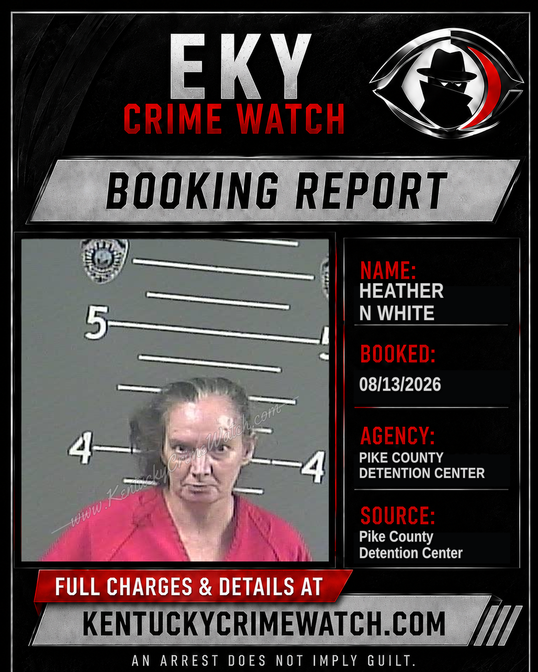 HEATHER N WHITE booking image