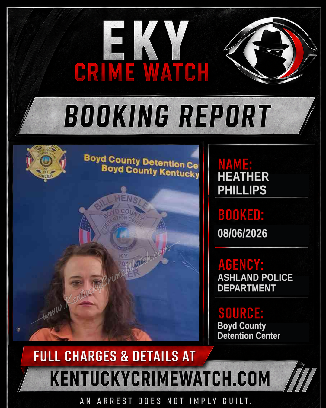 HEATHER PHILLIPS booking image