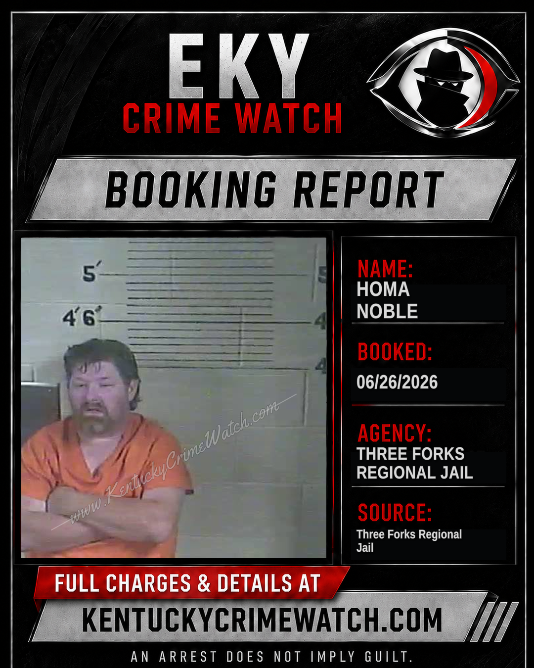 Homa Noble booking report card