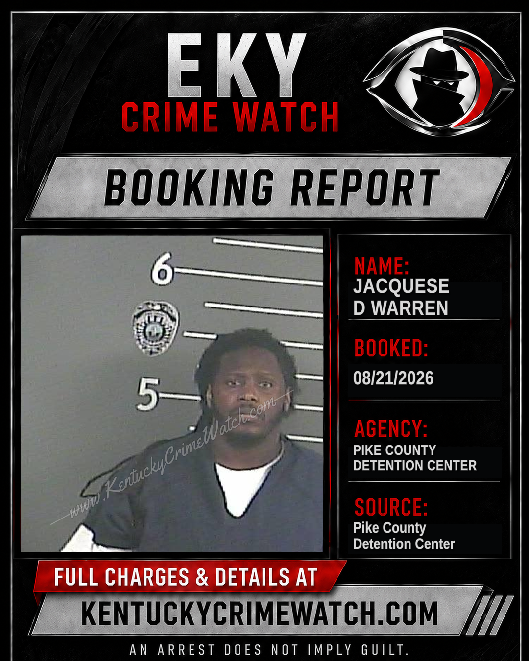 JACQUESE D WARREN booking image