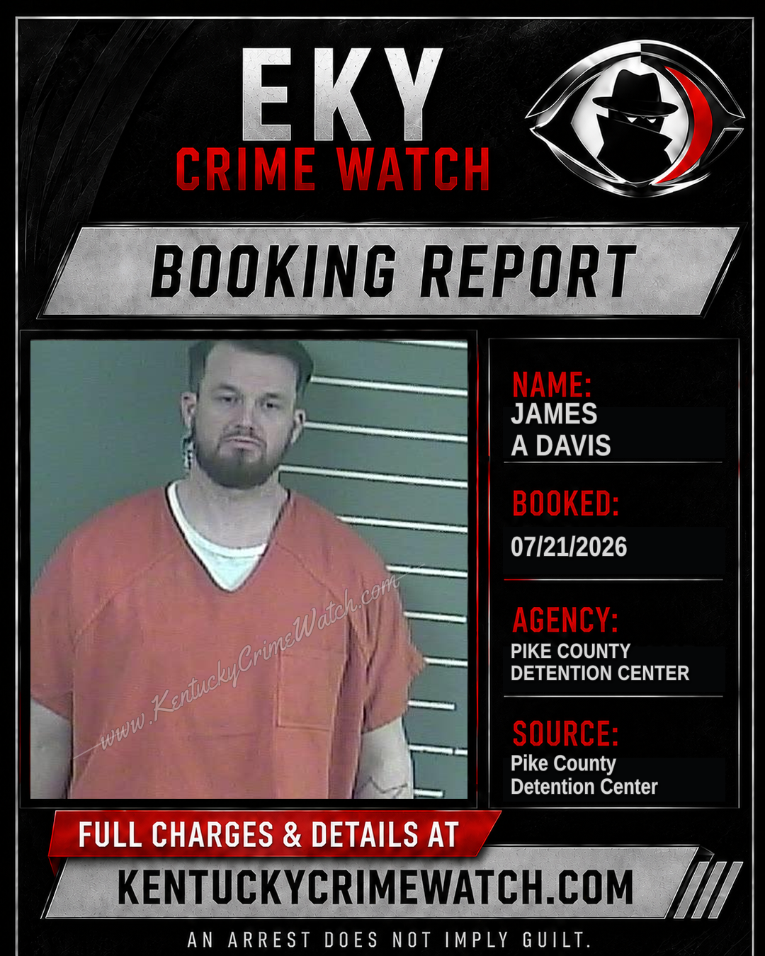 JAMES A DAVIS booking image