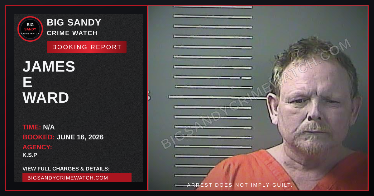 JAMES E WARD booking image