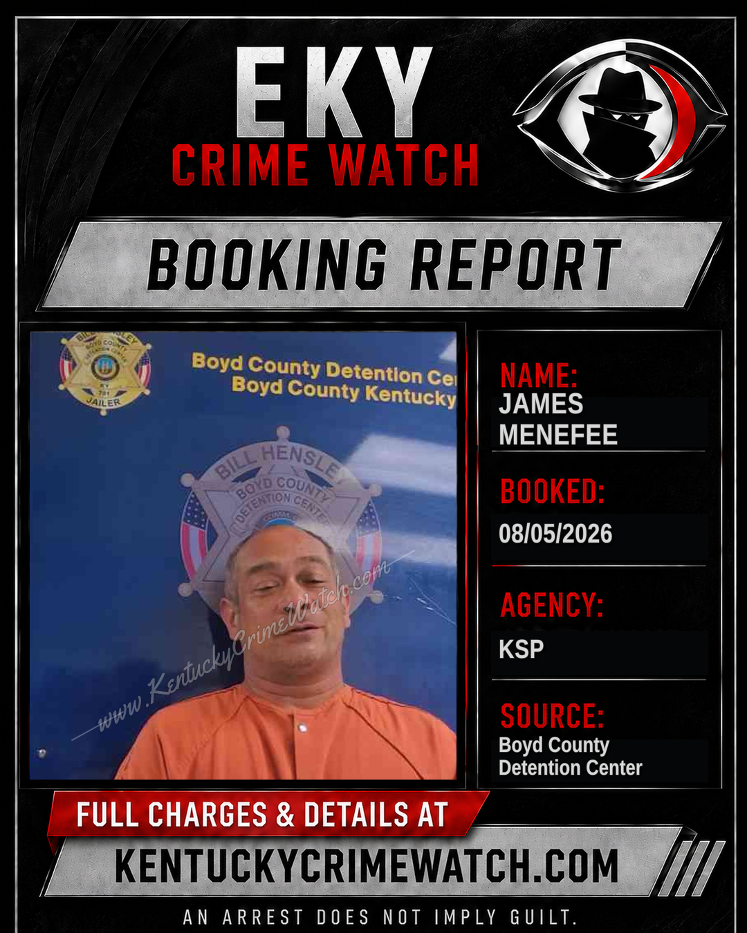 JAMES MENEFEE booking image