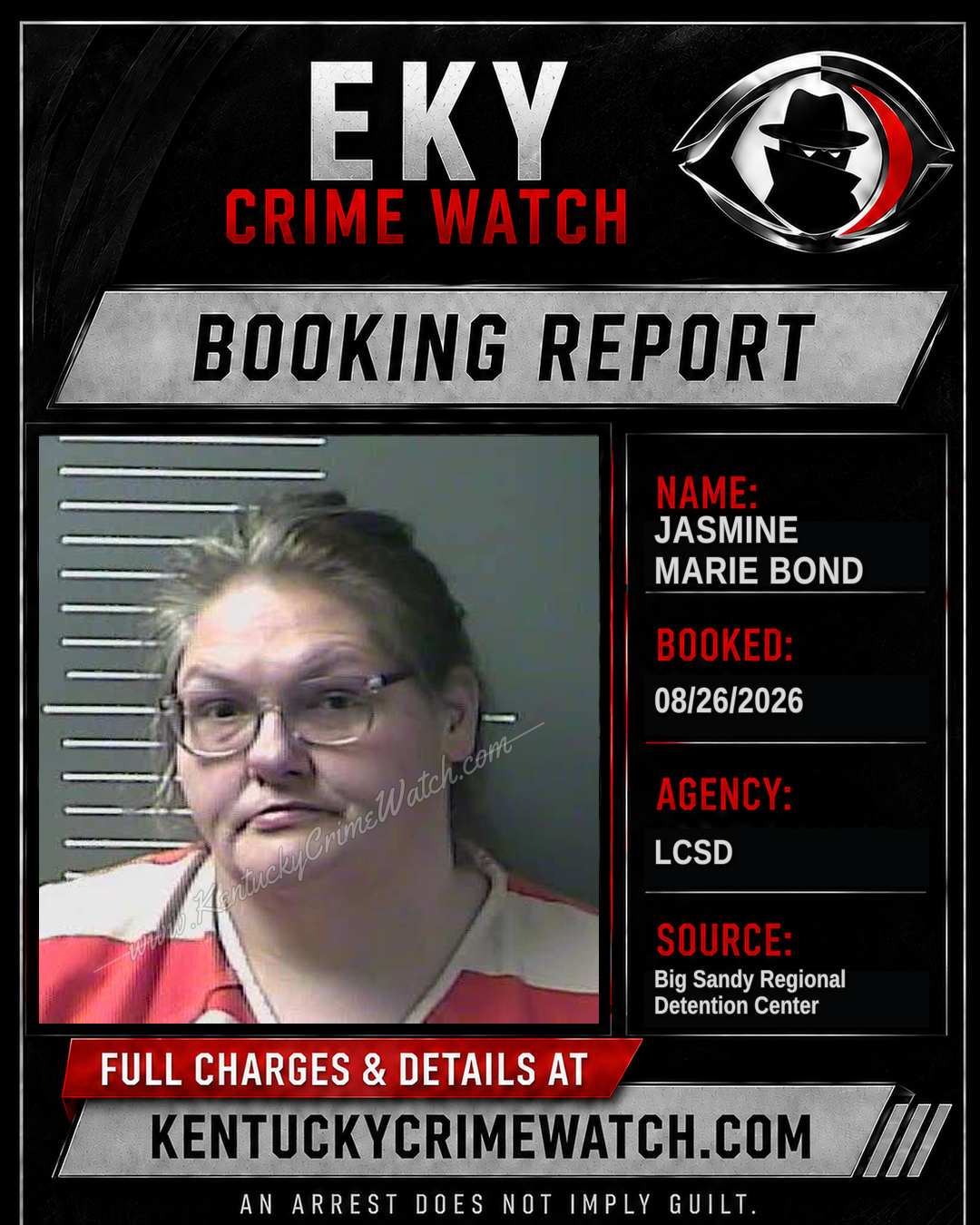 JASMINE MARIE BOND booking image
