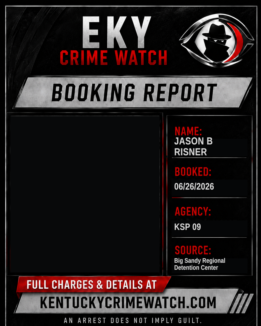JASON B RISNER booking report card
