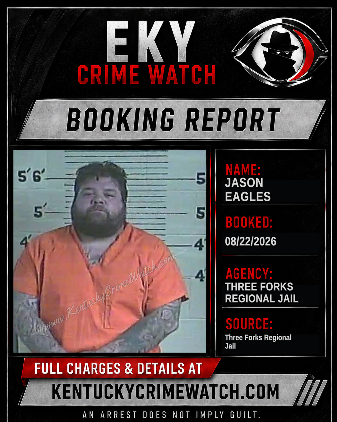 JASON EAGLES booking image