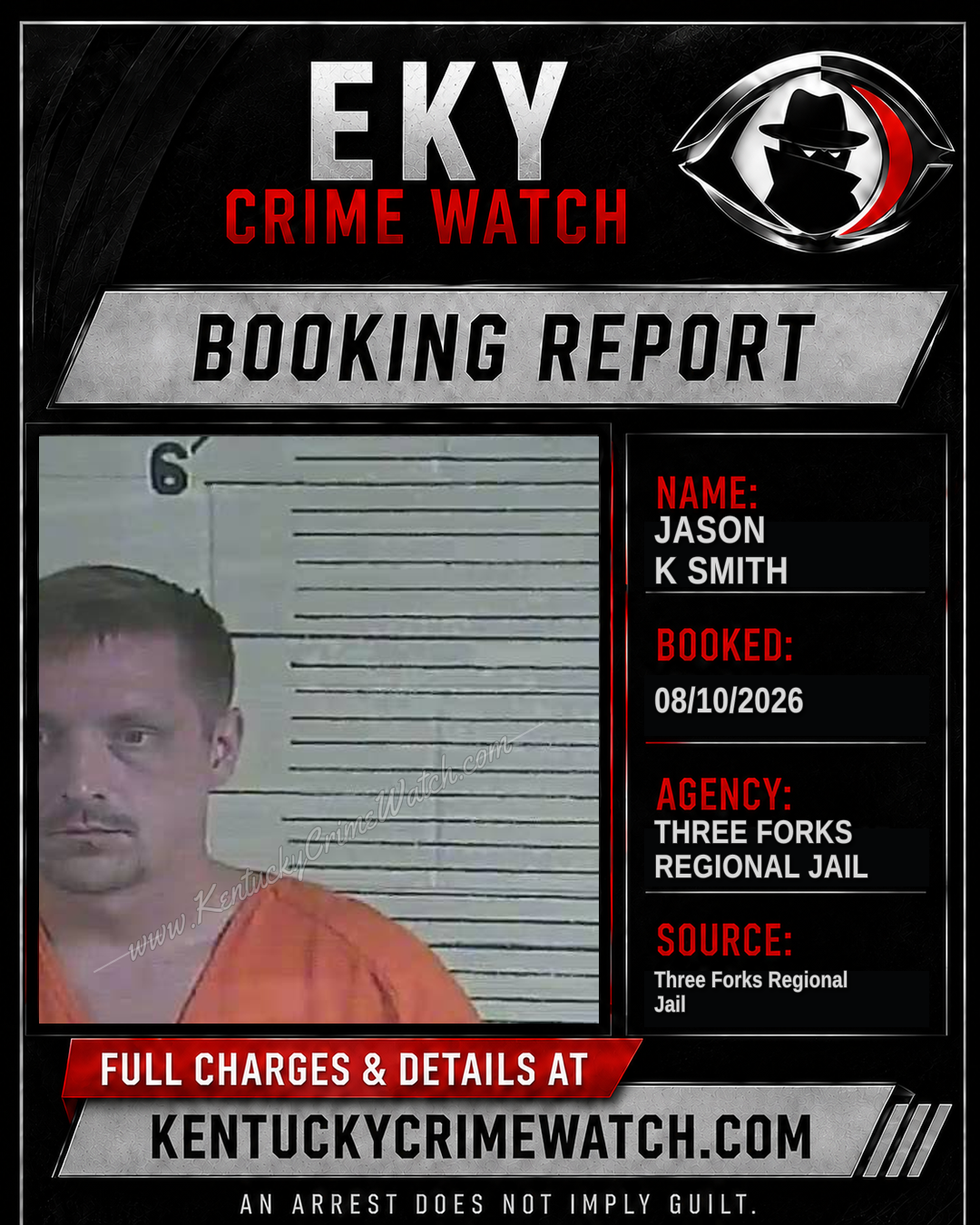 Jason K Smith booking image