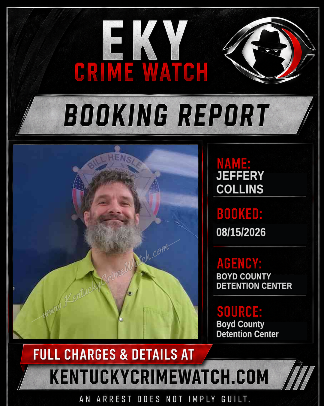 JEFFERY COLLINS booking image