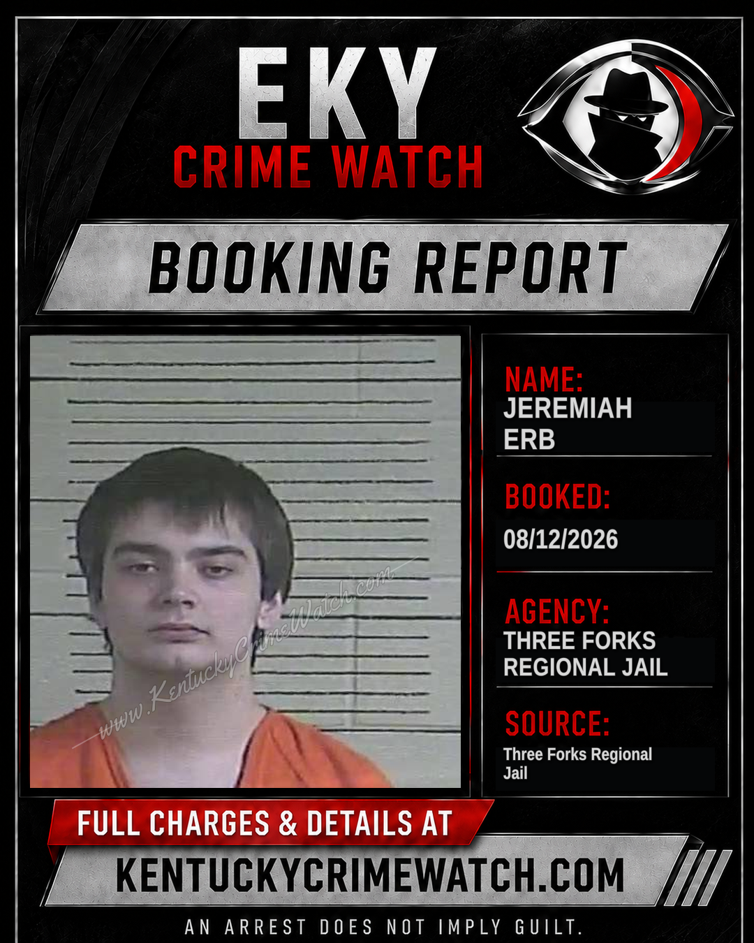 Jeremiah Erb booking image
