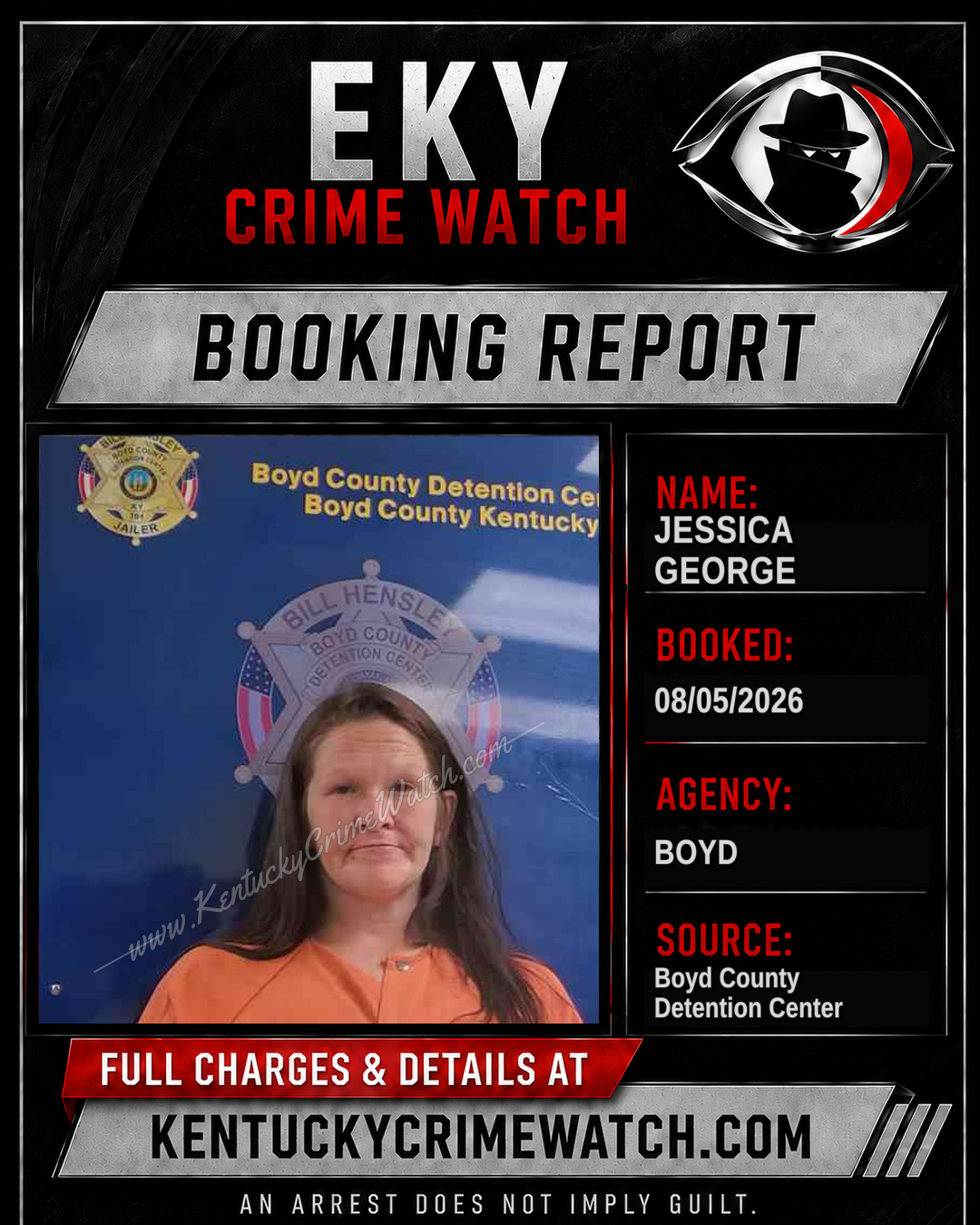JESSICA GEORGE booking image