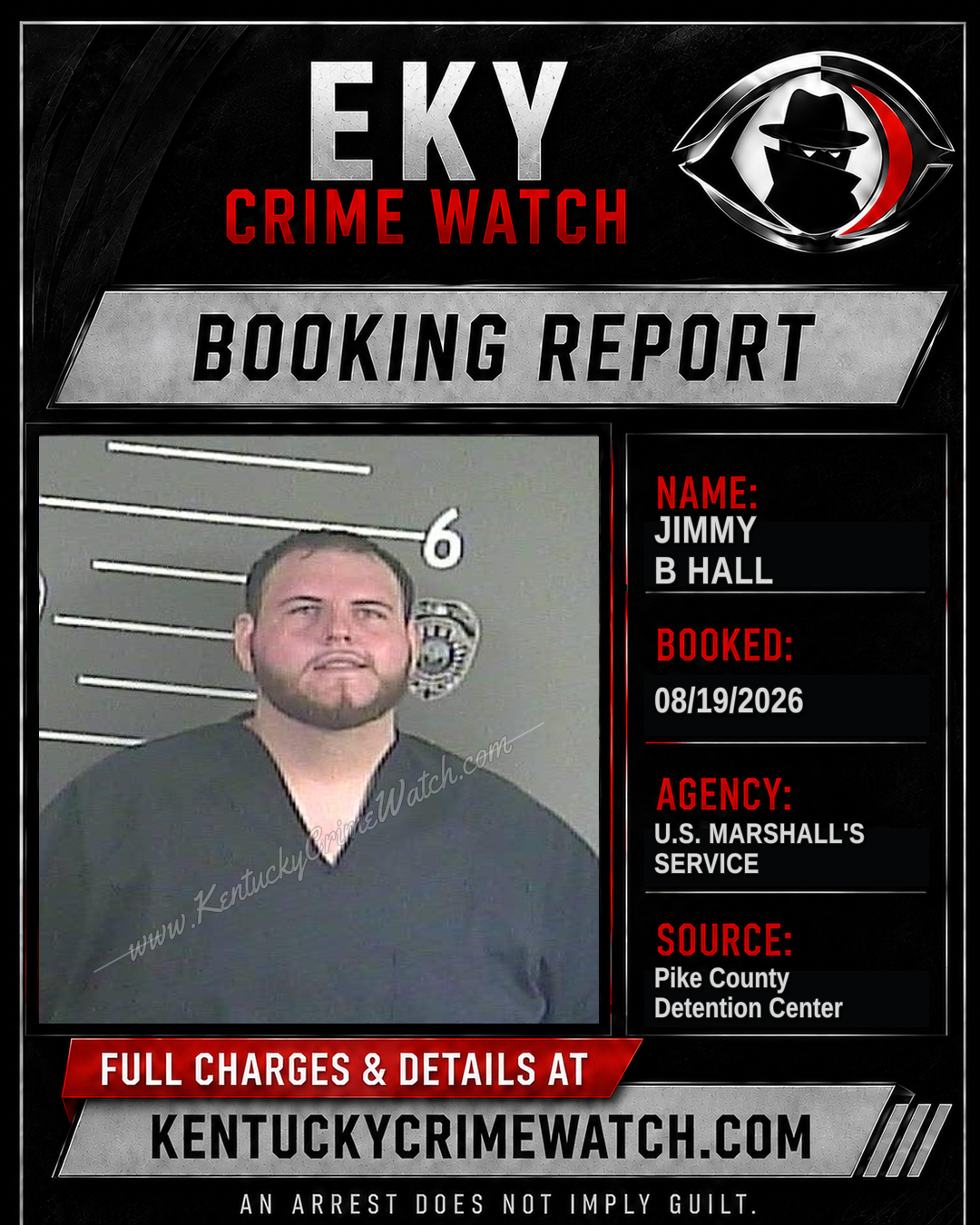 JIMMY B HALL booking image