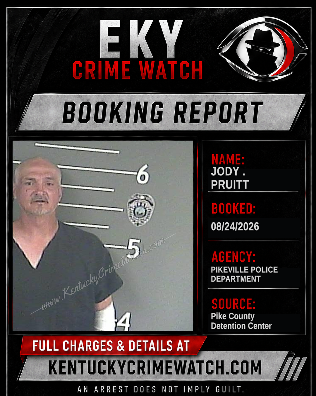JODY . PRUITT booking image