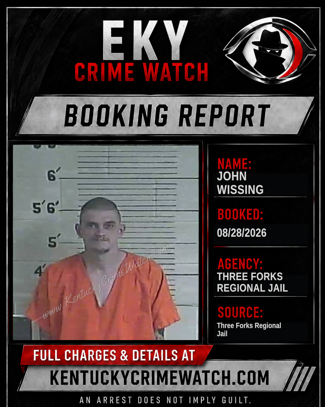 John Wissing booking image
