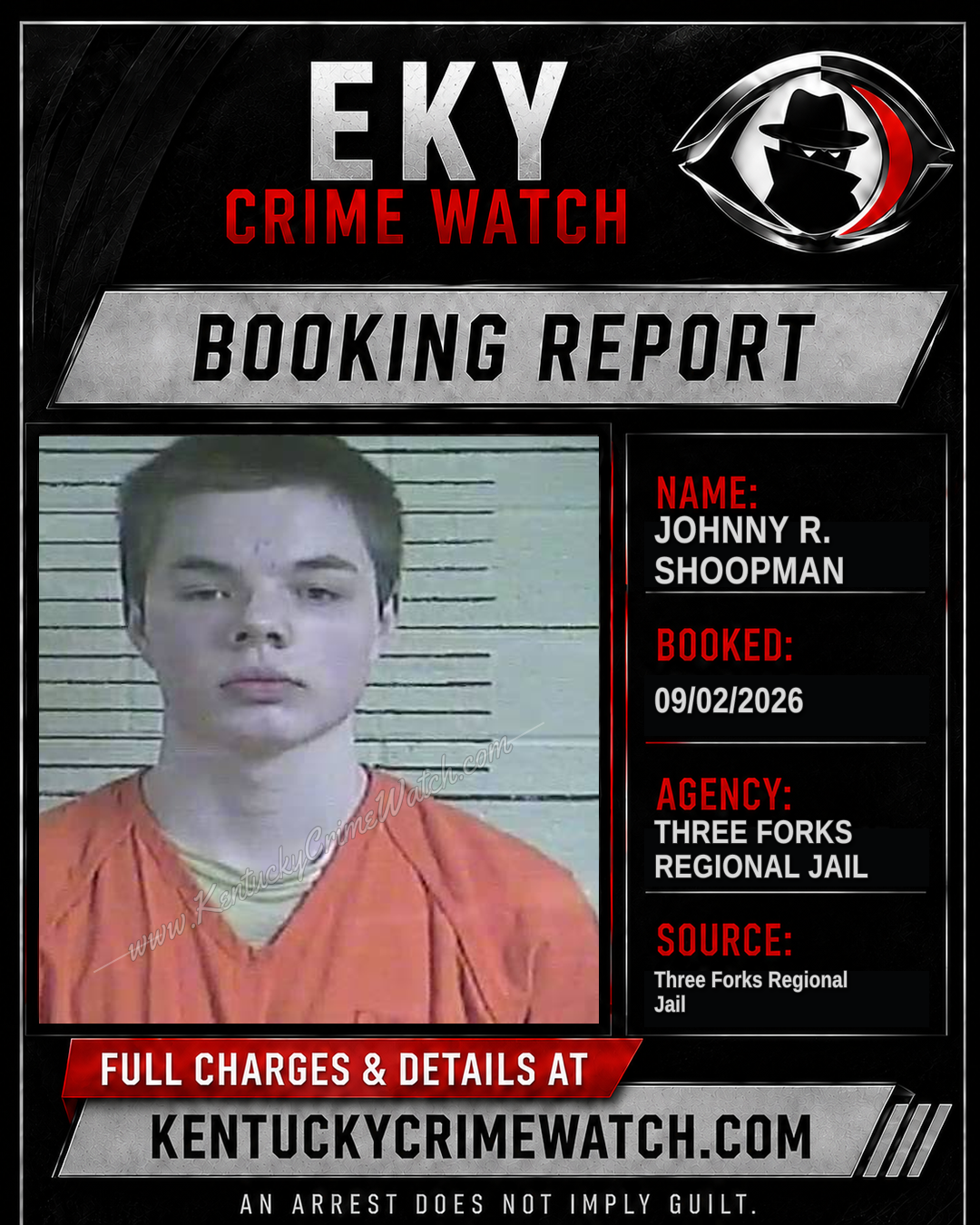 Johnny R. Shoopman booking image