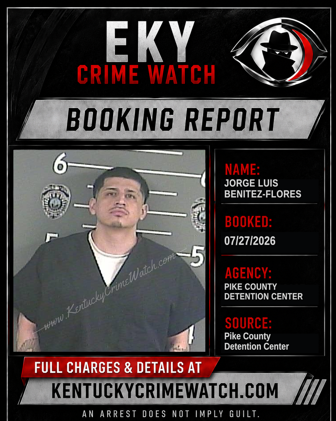 JORGE LUIS BENITEZ-FLORES booking image