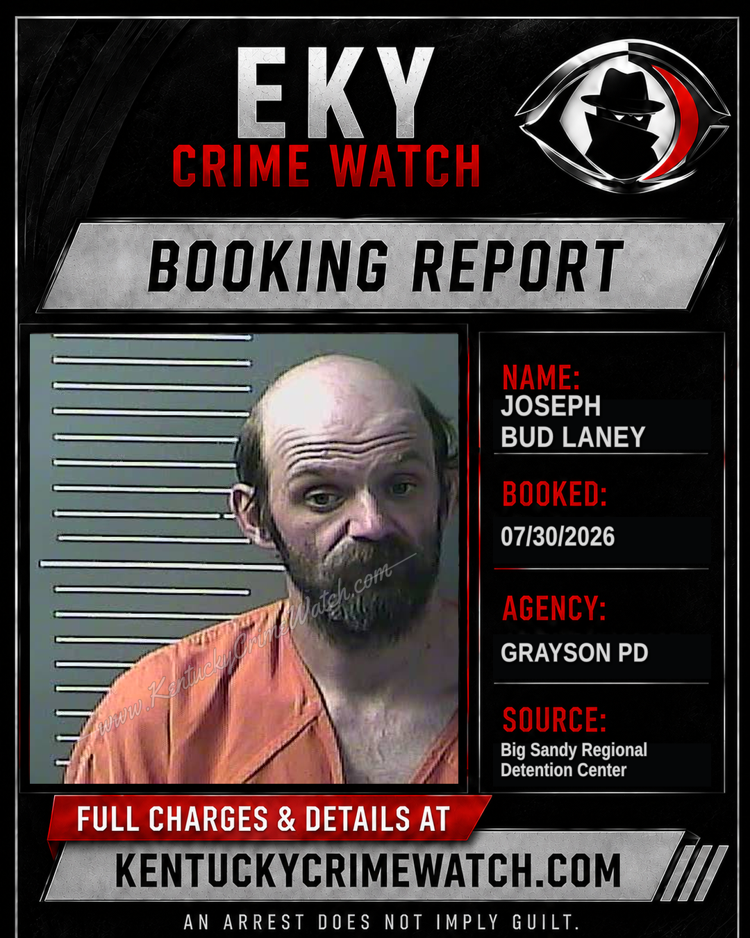 JOSEPH Bud LANEY booking image