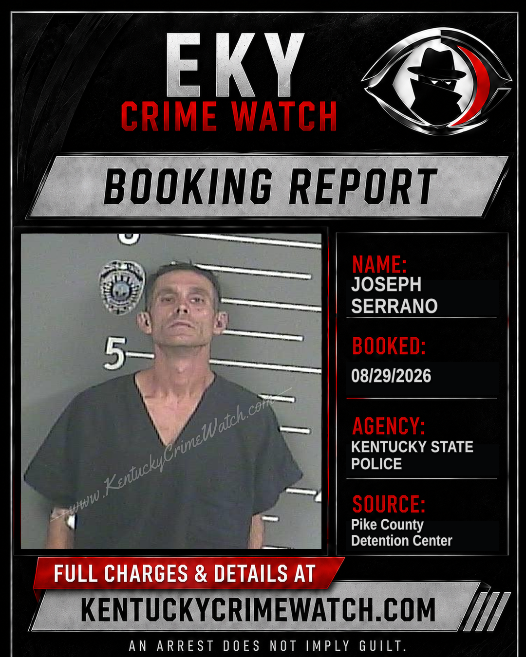 JOSEPH SERRANO booking image