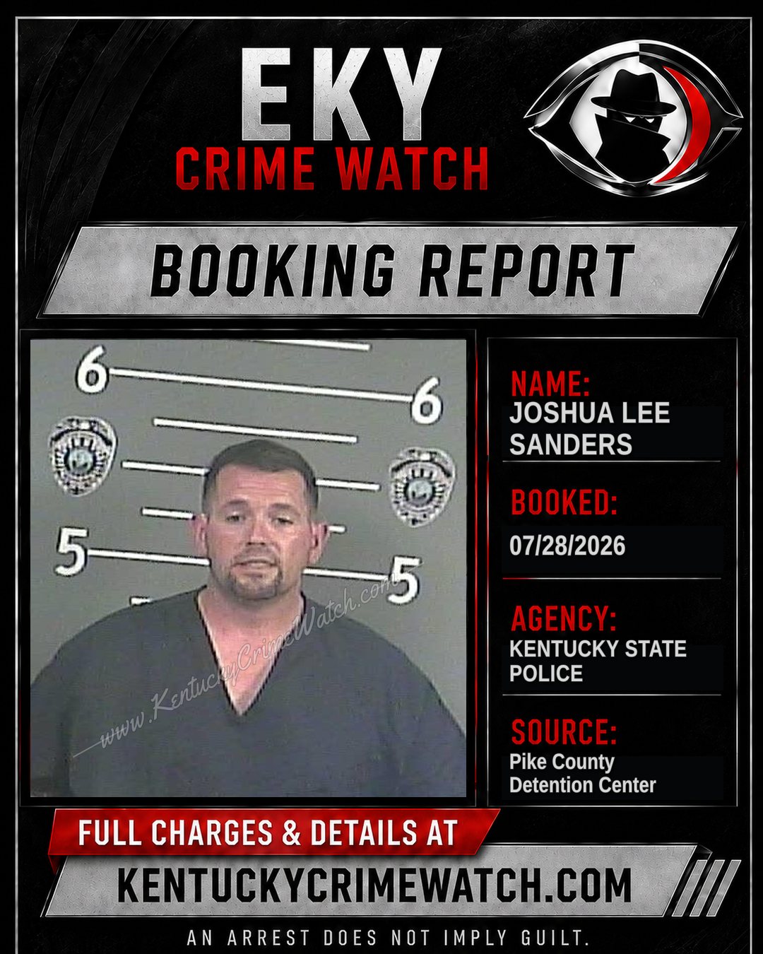 JOSHUA LEE SANDERS booking image