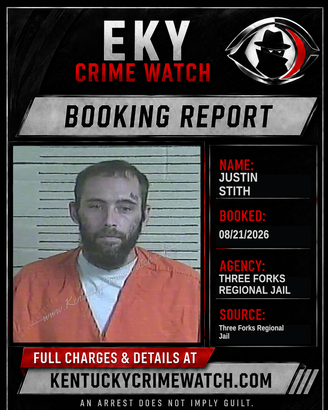 Justin Stith booking image