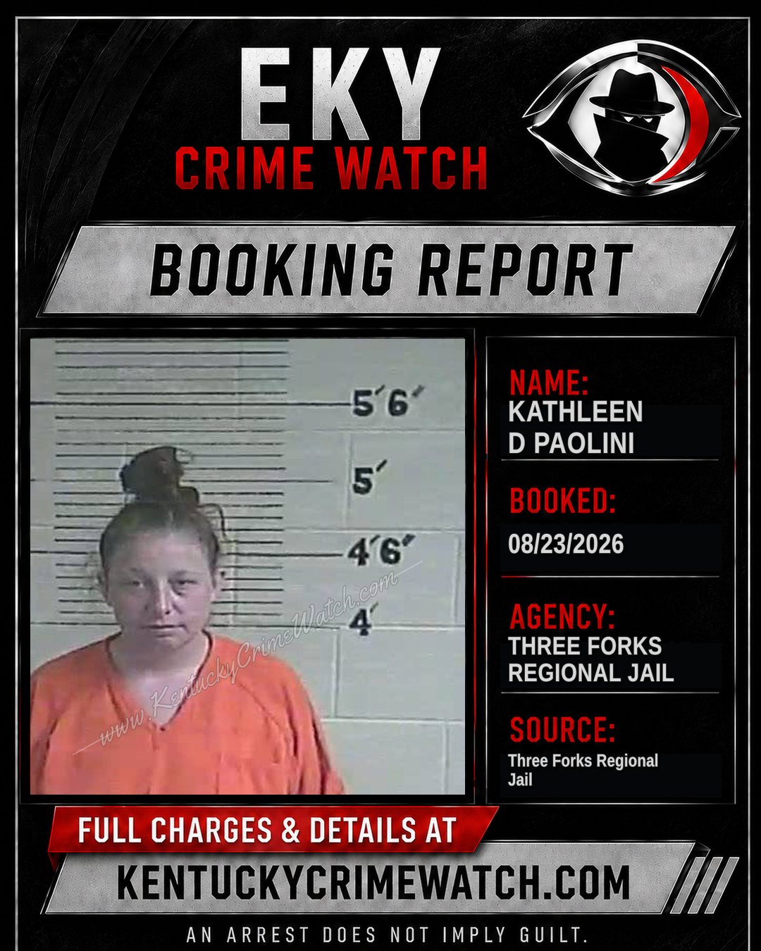Kathleen D Paolini booking image