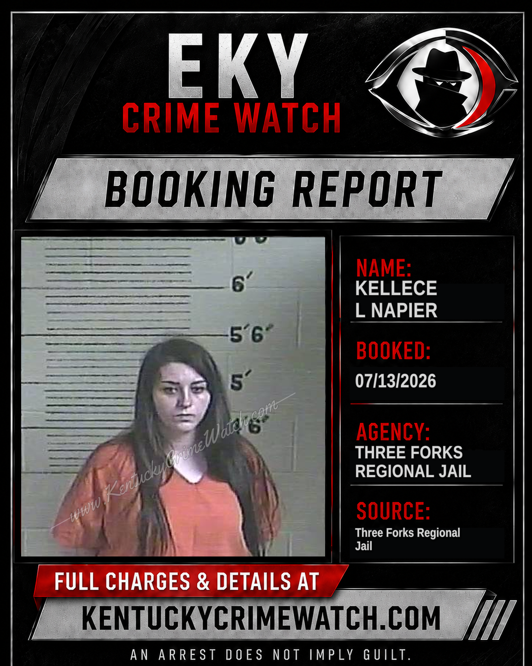 Kellece L Napier booking image