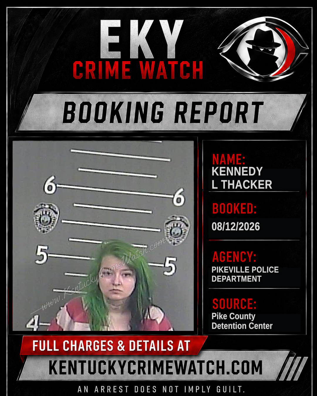 KENNEDY L THACKER booking image